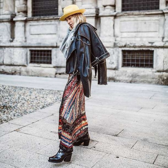 Zara Limited Edition Multi-Colored Sequin Maxi Skirt - Picture 5 of 12